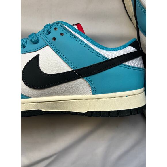 Nike Dunk Low N7 Dark Turquoise White Black Men's NEW HJ9088 488 Size 9.5 - Picture 4 of 9